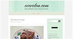 Desktop Screenshot of overeten.com